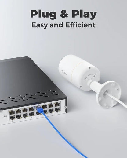 Reolink NVC-B12M, is a 12MP (4512 x 2512) PoE bullet security camera that provides ultra-high definition video with both IR and color night vision( work with only Reolink NVR) powered by a spotlight (Without box)