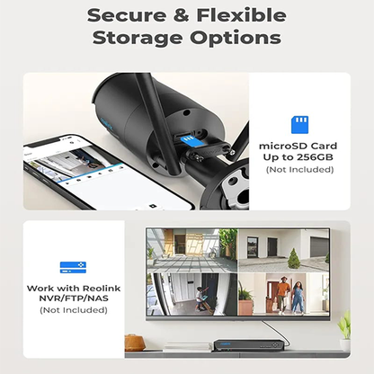 Reolink rlc 410w WifI camera 4mp with one way audio bullet camera  WITHOUT BOX SCRATCEHS ON BODY