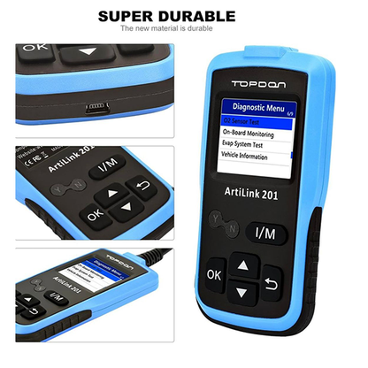 OBD2/EOBD Scanner, Topdon ArtiLink 201 Auto Code Scanner Check Engine Code Reader with O2 Sensor Test without box