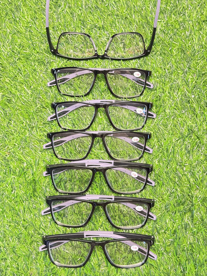 Hybrid Transition Glasses | UV Reactive Lenses with Negative Prescription Dark in Sunlight, Clear at Night