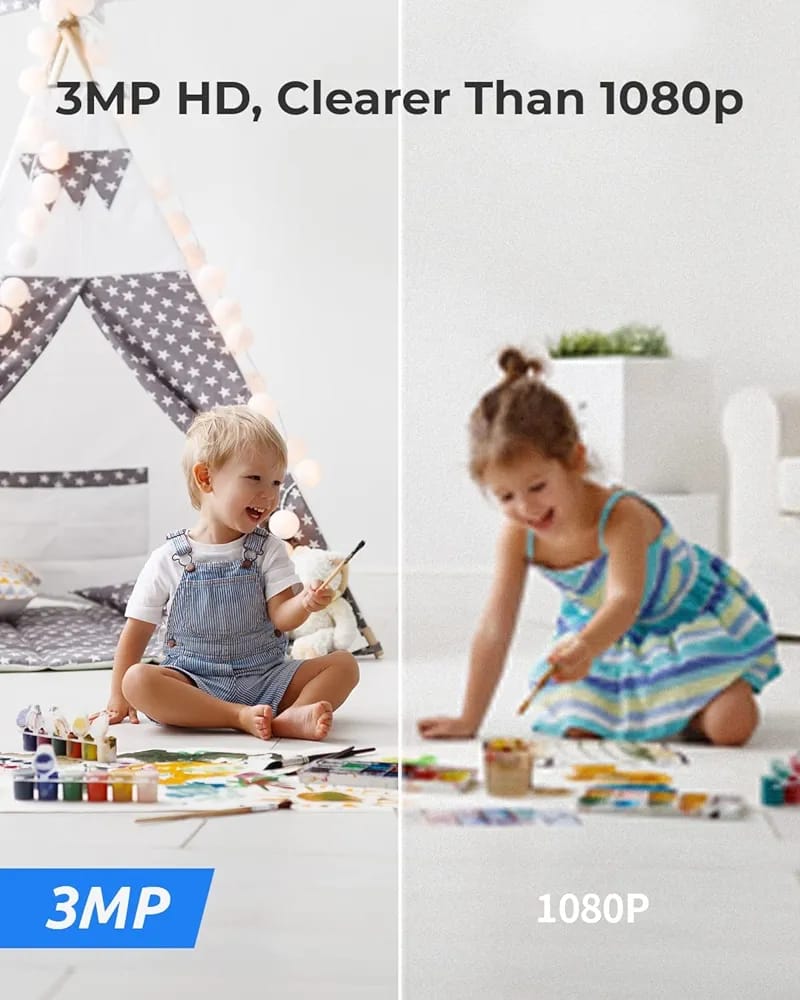 REOLINK E1 Indoor WiFi Camera – 360° Baby & Pet Monitor with Night Vision & 2-Way Audio