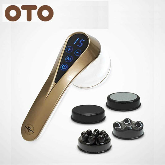 OTO Power Spin PN-1000 Wireless Handheld Massager – 5 Attachments & Deep Tissue Relief