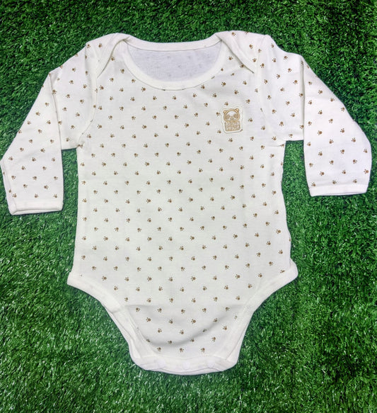 Brown Panda Baby Boy Romper – Full Sleeves, Half Bottom | 100% Organic Cotton | Art No. CM0004