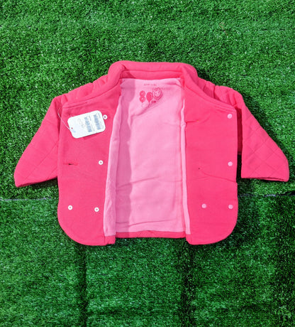 Full Sleeves Baby Jacket – Double Cotton with Polyester Filling | Art Number CM0082