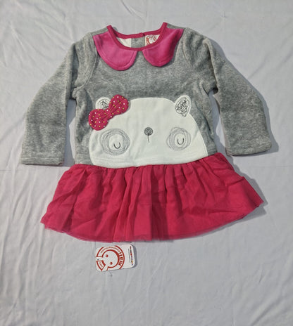 Full Sleeve Panda Frock – Double Cotton Fabric | CM0057