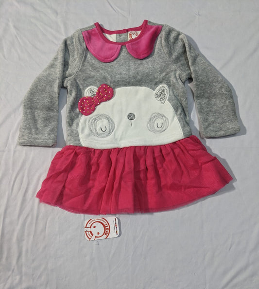 Full Sleeve Panda Frock – Double Cotton Fabric | CM0057