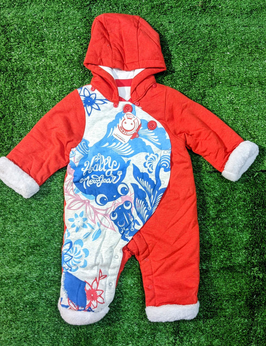 Full Body Jacket/Romper – Double Cotton with Polyester Filling | Warm & Soft | CM0088