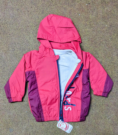 Double-Sided Baby Parachute Jacket with Hoodie | Reversible Winter Wear | Art No. CM0092