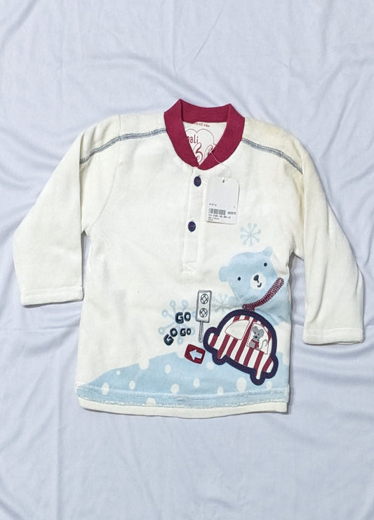 Full Sleeves Baby Shirt | Double Cotton with Polyester Filling | Art No. CM0106