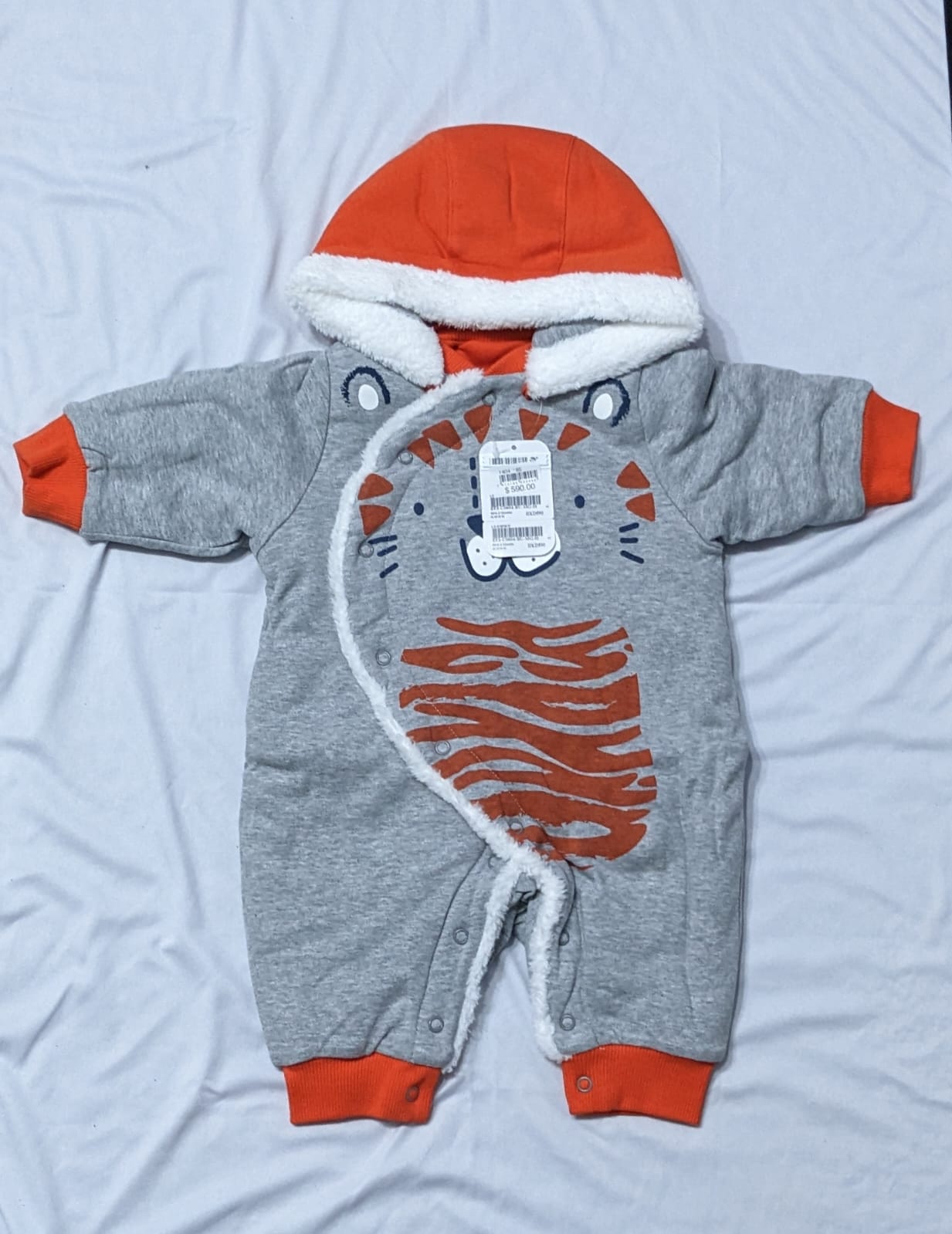 Full Sleeves Baby Romper with Hoodie | Double Cotton & Polyester Filling | Art No. CM0101