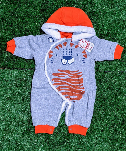 Full Sleeves Baby Romper with Hoodie | Double Cotton & Polyester Filling | Art No. CM0101