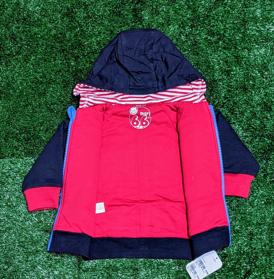 Full Sleeves Baby Upper with Hoodie | Double Cotton Fabric | Art No. CM0104