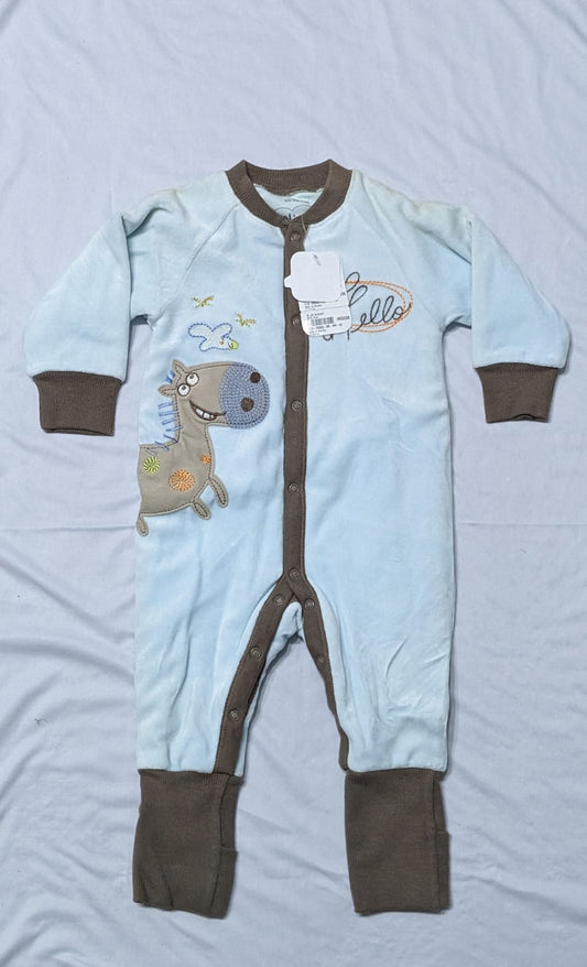 Full Sleeves Baby Romper | Double Cotton | Full Body Coverage | Art No. CM0129
