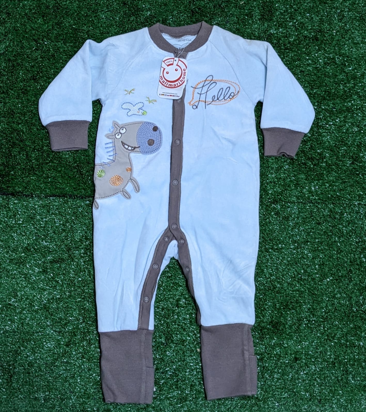 Full Sleeves Baby Romper | Double Cotton | Full Body Coverage | Art No. CM0129