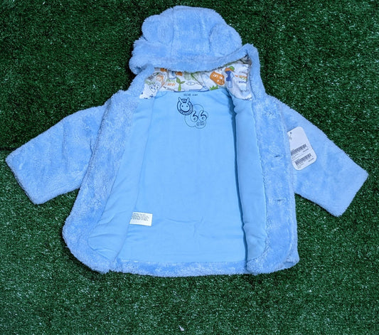 Full Sleeves Baby Romper with Hoodie | Outer Fur & Double Cotton | Art No. CM0130