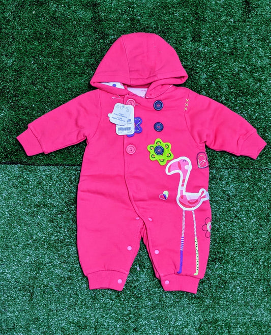 Full Sleeves Baby Romper | Double Cotton with Polyester Filling | Full Body Coverage | Art No. CM0132