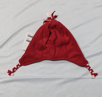 Red Baby Cap with Ear Covers | Warm & Cozy Winter Hat | Art No. CM0138
