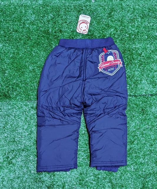 Baby Trouser with Parachute Outer & Polyester Filling | Double Cotton Warm Bottom | Art No. CM0162