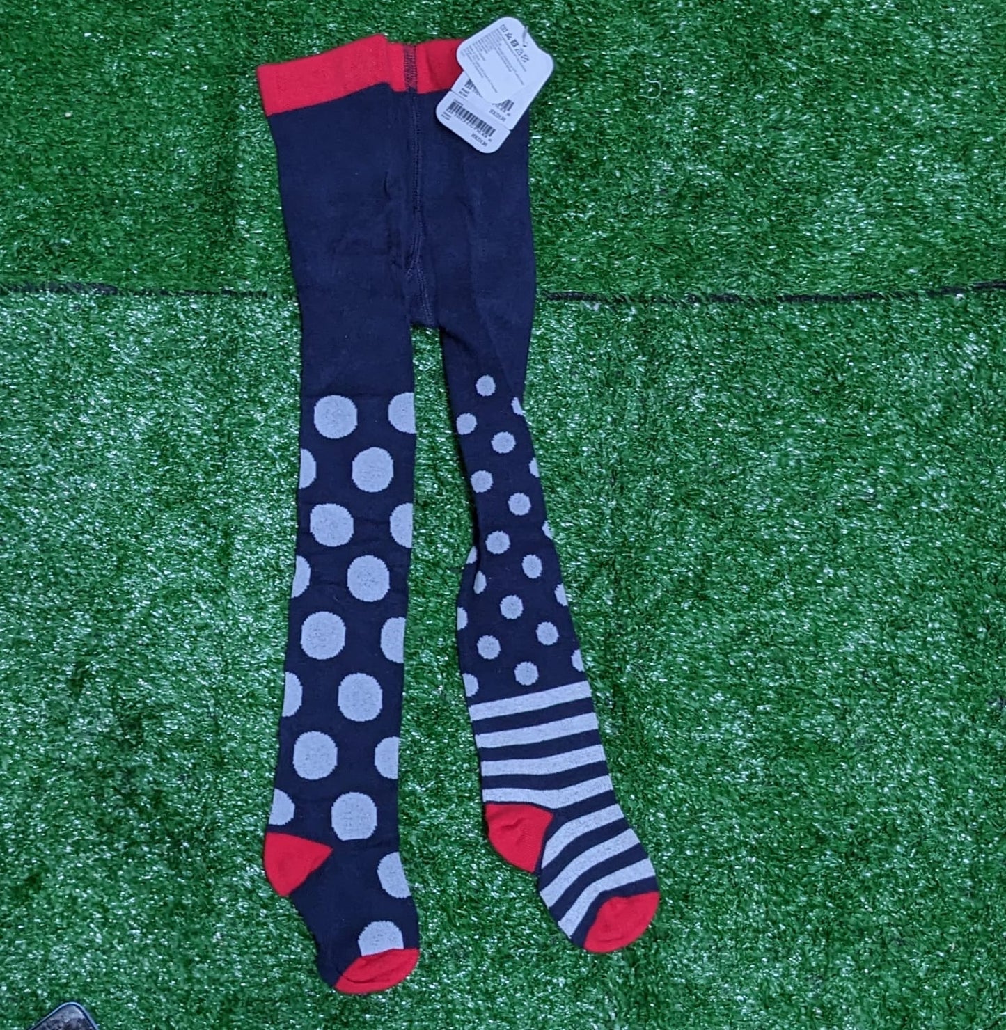 White Dotted Baby Leggi Socks | Soft & Stretchable Footwear | Art No. CM0165
