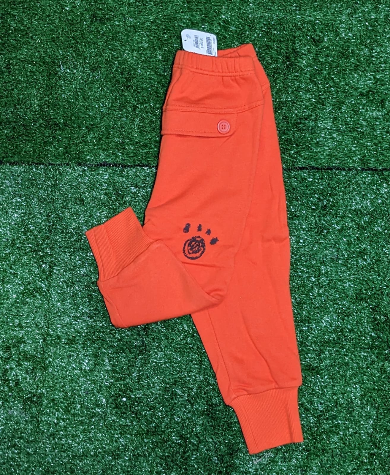 Orange Double Cotton Baby Trouser | Soft & Cozy Everyday Wear | Art No. CM0166