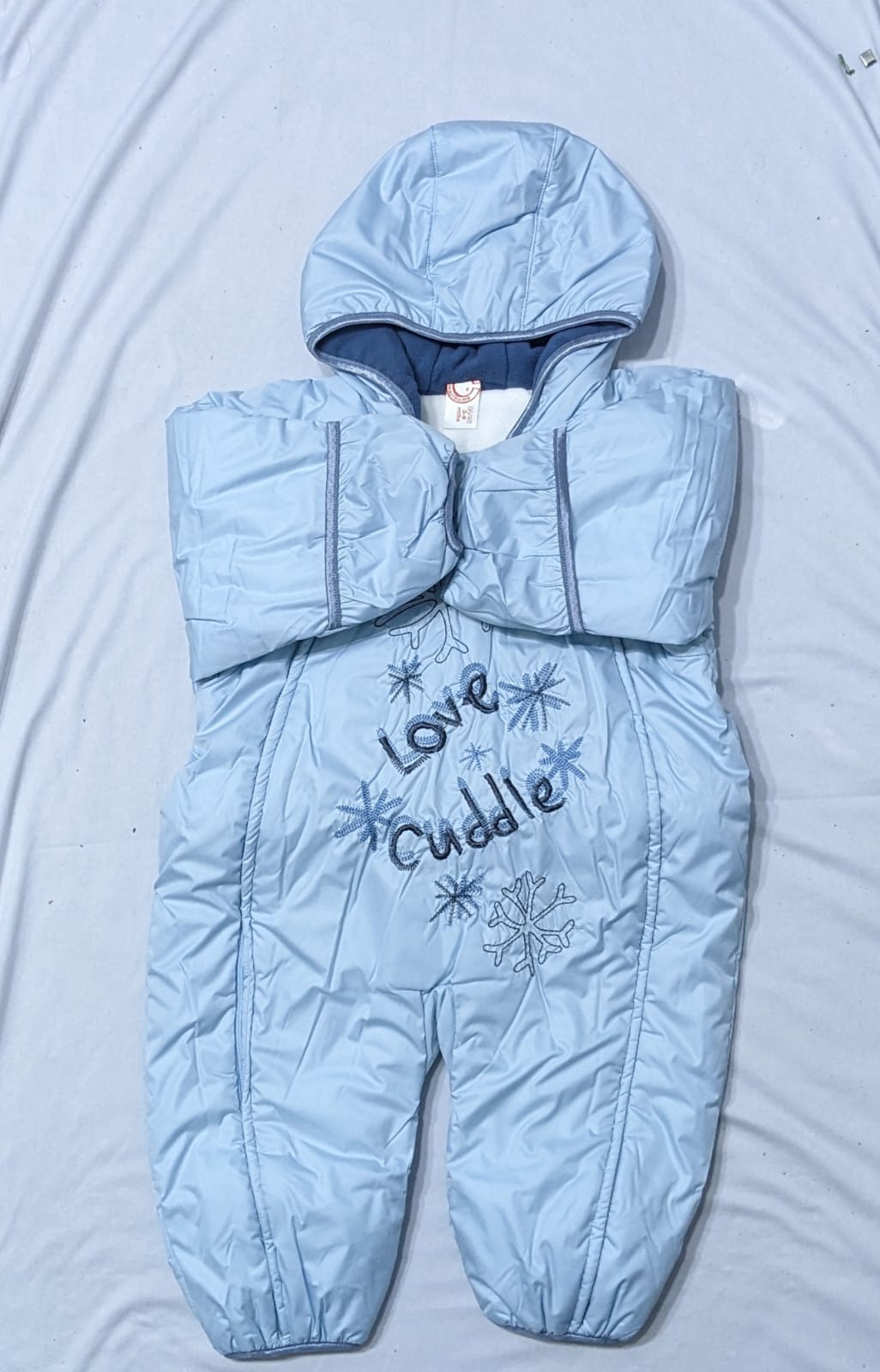 Full Body Baby Romper/Jacket with Hoodie | Parachute Outer | Double Cotton & Polyester Filling | Art No. CM0180