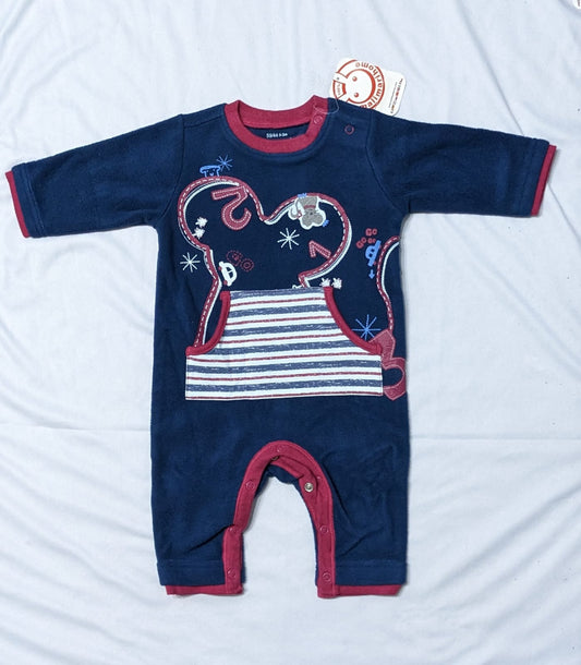 Full Body Baby Romper with Fur | Full Sleeves for Extra Warmth | Art No. CM0185