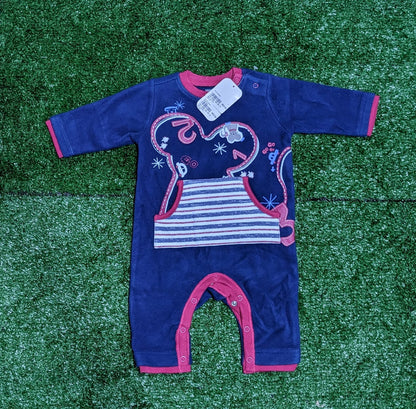 Full Body Baby Romper with Fur | Full Sleeves for Extra Warmth | Art No. CM0185