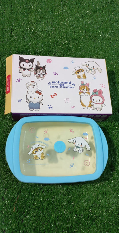 Hello Kitty Airtight Food Container | 800ml Borosilicate Glass | Microwave & Oven Safe