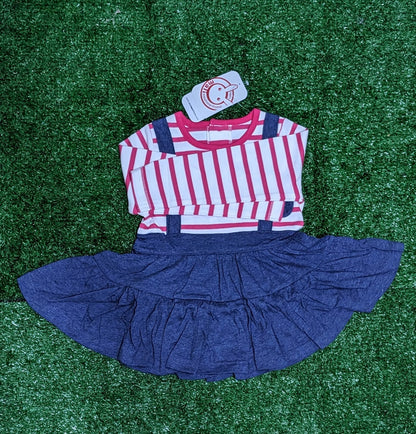 Pink Baby Frock with White Lining Sleeves | Full Sleeves for Cute & Cozy Wear | Art No. CM0196
