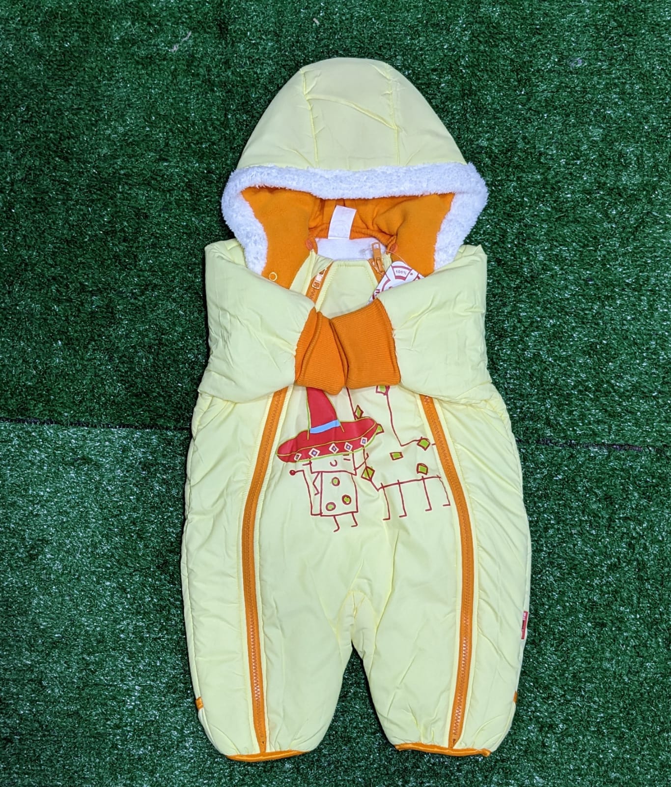 FULL SLEEVES FULL BABY ROMPER WITH POLYESTER FILLING PARACHUTE STUFF CM0204