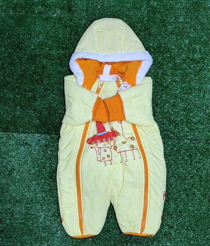 FULL SLEEVES FULL BABY ROMPER WITH POLYESTER FILLING PARACHUTE STUFF CM0204