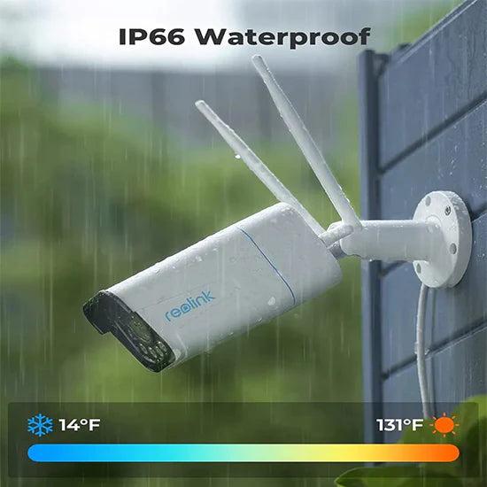 Reolink RLC-511WA 5MP Wired/WiFi Camera – 5× Zoom, Colour Night Vision, 2-Way Audio, Full Kit {WITHOUT BOX}