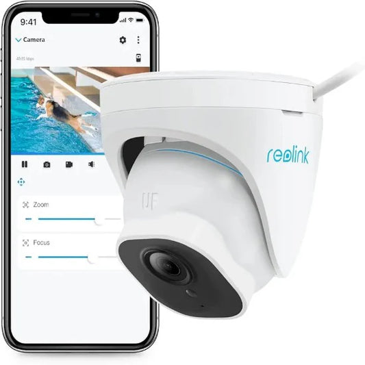 Reolink RLC-822A 8MP PoE Dome Camera – 3× Optical Zoom, IR Night Vision